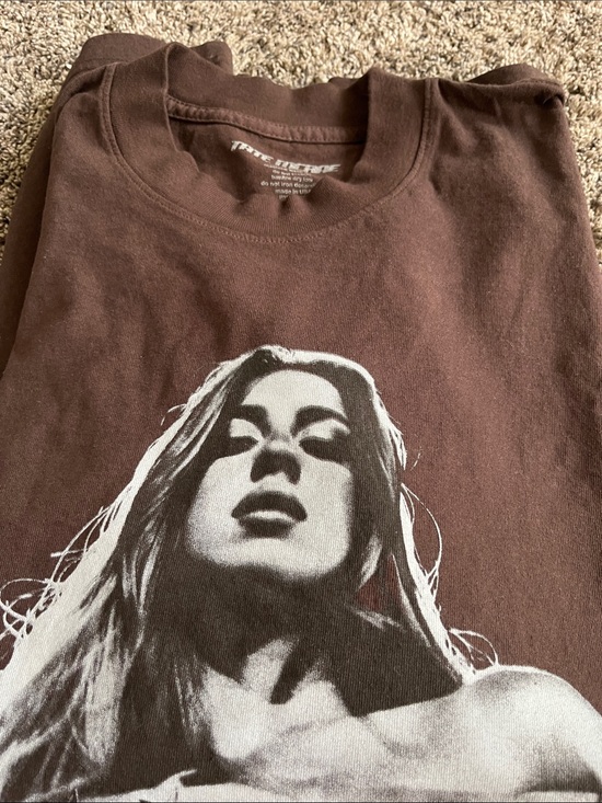 Tate Mcrae Other - Tate McRae Graphic Tee in Chocolate Brown. Very good condition.